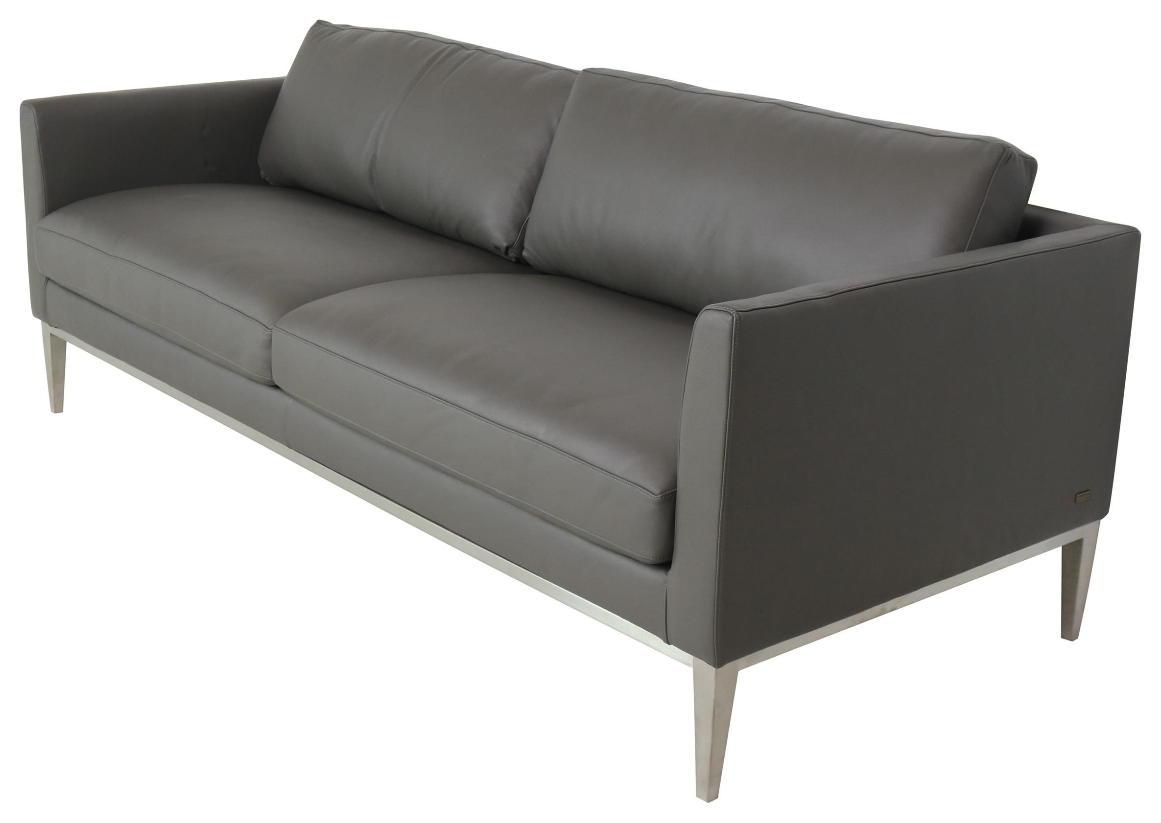 American Leather Henley Contemporary Sofa with High Leg Base Sprintz Furniture Sofas